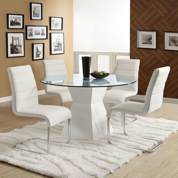 Formal glass dining table deals
